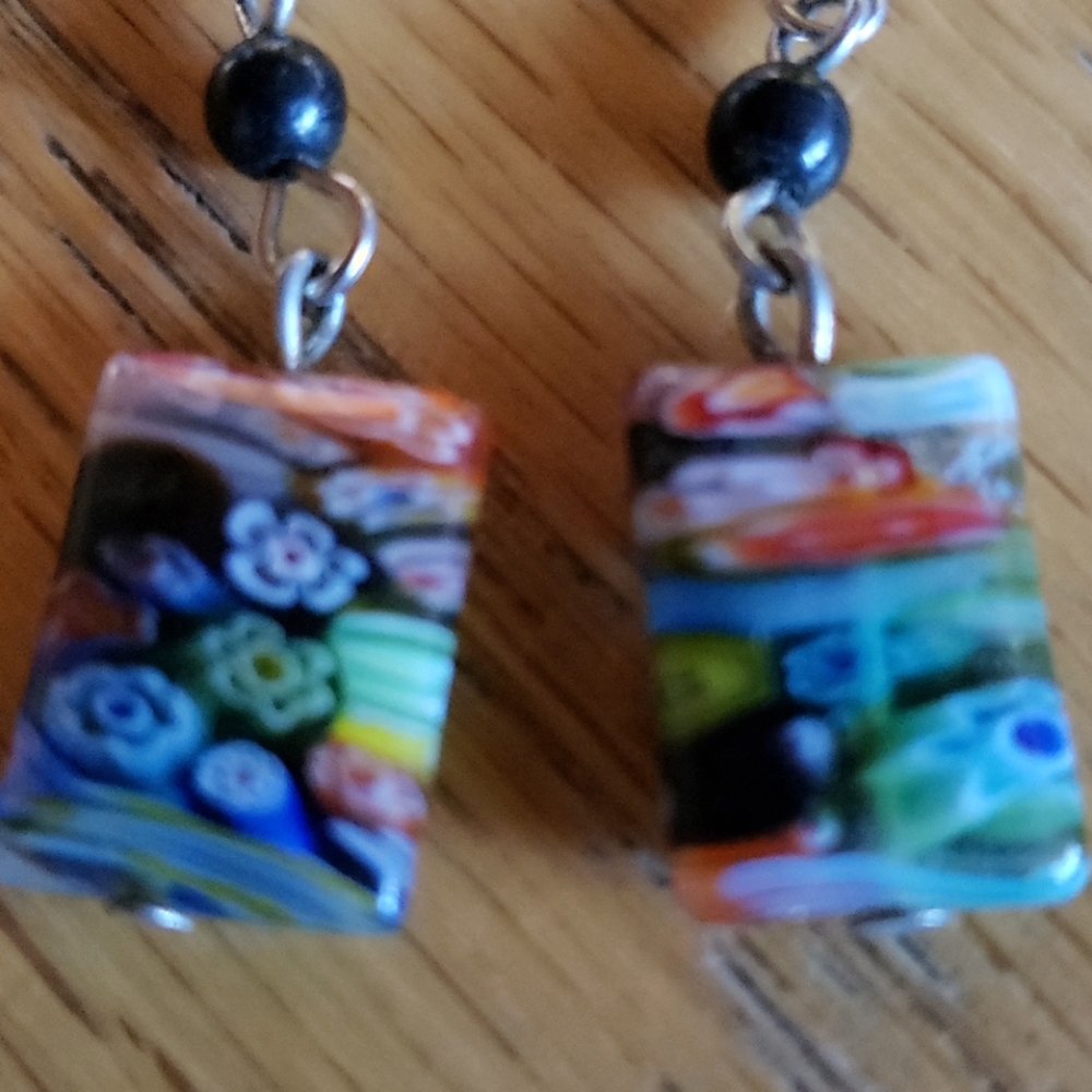 Glass Bead Earrings - Picture 5 of 5